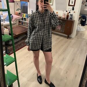 Men’s 80s printed blouse